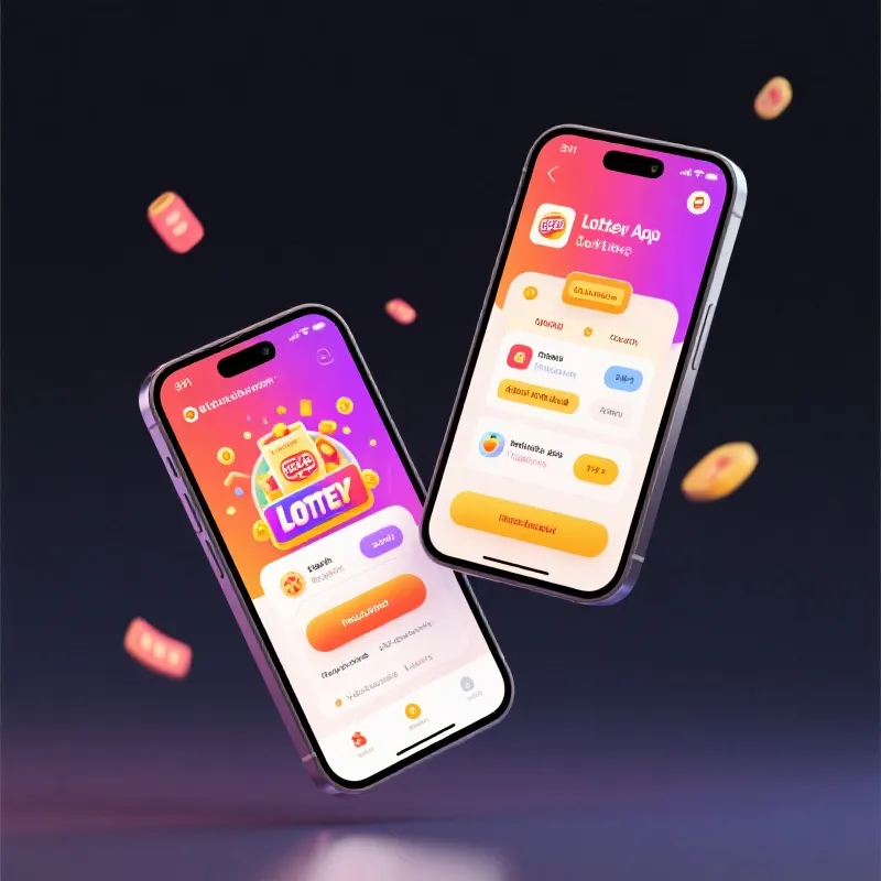大发彩票 APP 界面展示